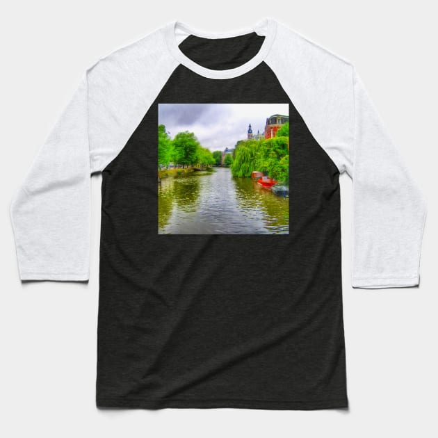 Amsterdam I Baseball T-Shirt by RS3PT